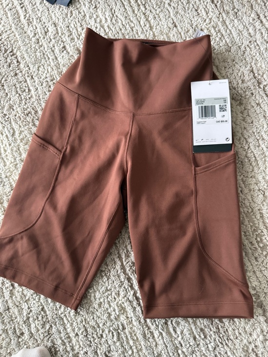 Nike Pants - Nike Women's High-Waist Bike Shorts in Rust